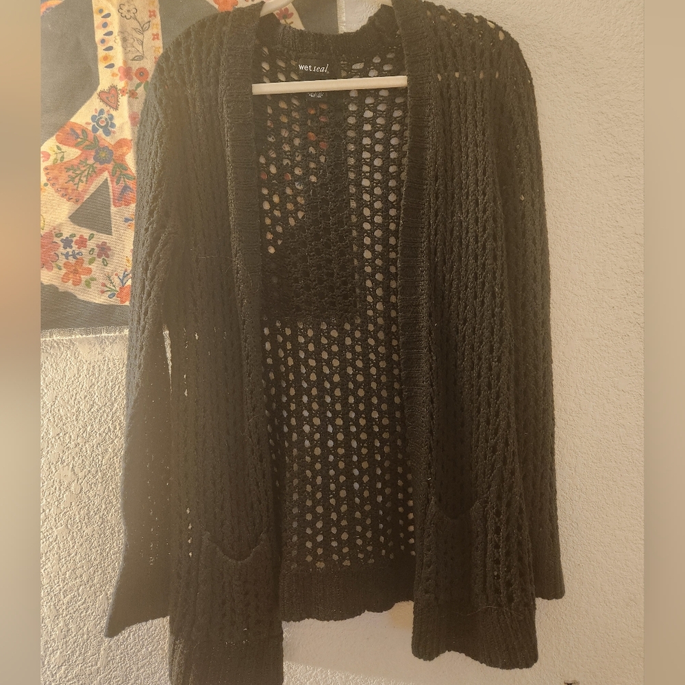 Wet Seal Open-Knit Women's Sweater